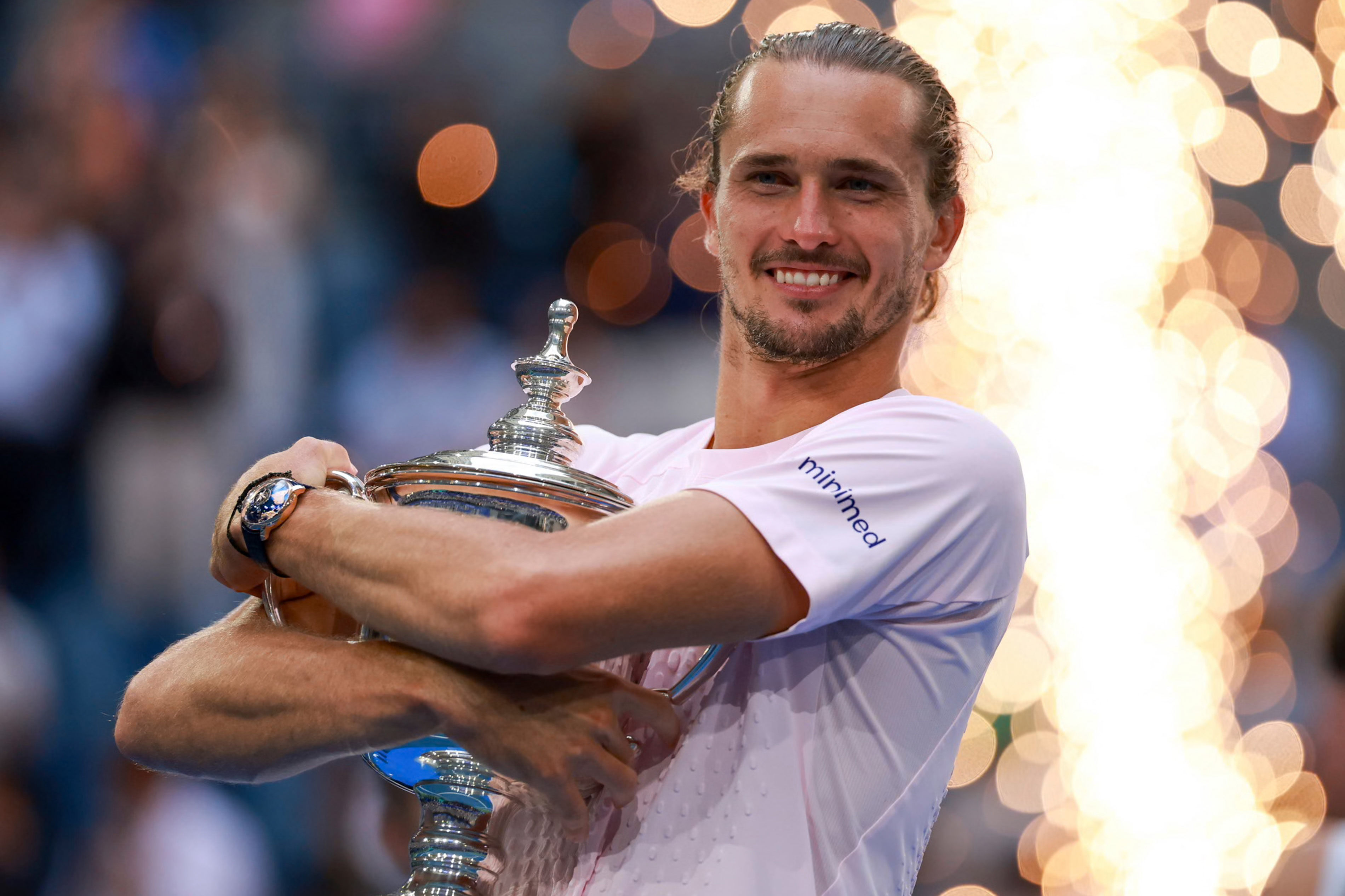 Alexander Zverev on court