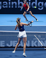 Katie Boulter and Jessica Pegula