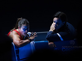 Emma Navarro and USA team captain Lindsay Davenport